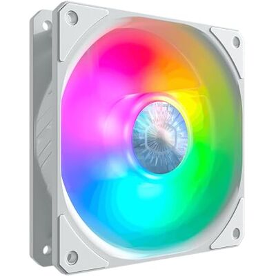Cooler Master SickleFlow 120 ARGB Edición Blanca Ventilador de Caja y Refrigerador: Compatible con Placas Base ARGB, Aspas Air Balance Blancas, 62 CFM, 2.5 mmH2O, 8 a 27 dBA Cooler Master SickleFlow 120 ARGB Edición Blanca Ventilador de Caja y Refrigerador: Compatible con Placas Base ARGB, Aspas Air Balance Blancas, 62 CFM, 2.5 mmH2O, 8 a 27 dBA
