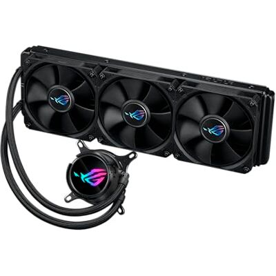 Asus ROG STRIX LC III 360 Sistema de refrigeración líquida AiO con bloque de agua 360°, bomba Gen7 v2 de Asetek, ventiladores ROG y más de 10 efectos de iluminación Aura personalizados Asus ROG STRIX LC III 360 Sistema de refrigeración líquida AiO con bloque de agua 360°, bomba Gen7 v2 de Asetek, ventiladores ROG y más de 10 efectos de iluminación Aura personalizados