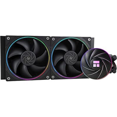 Thermalright Aqua Elite 240 ARGB V2 Enfriador de agua para CPU (240 Aio, ventilador PWM de 2 x 120 mm, efecto de apertura fina, para AM4/AM5, Intel LGA1150/1151/1200/1851/1700 Thermalright Aqua Elite 240 ARGB V2 Enfriador de agua para CPU (240 Aio, ventilador PWM de 2 x 120 mm, efecto de apertura fina, para AM4/AM5, Intel LGA1150/1151/1200/1851/1700