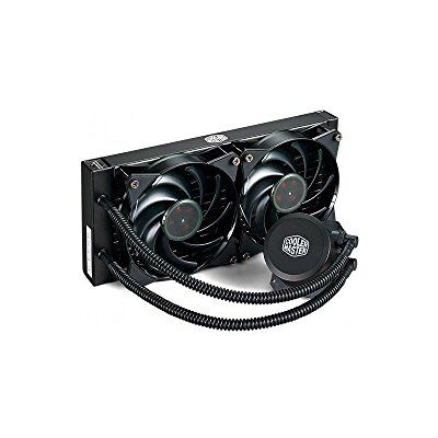 Cooler Master MasterLiquid Lite 240 Refrigeración a Liquido CPU, Bomba de Disipación Dual y Doble Ventilador de Aire de 120 mm Cooler Master MasterLiquid Lite 240 Refrigeración a Liquido CPU, Bomba de Disipación Dual y Doble Ventilador de Aire de 120 mm