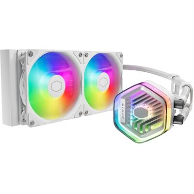 Cooler Master MasterLiquid Atmos 240 White Refrigeración Líquida para CPU – Refrigeración Líquida AIO, Bomba Doble Cámara, Ventiladores SickleFlow 120 Edge Preinstalados, ARGB Gen 2, LGA1700 y AM5 Cooler Master MasterLiquid Atmos 240 White Refrigeración Líquida para CPU – Refrigeración Líquida AIO, Bomba Doble Cámara, Ventiladores SickleFlow 120 Edge Preinstalados, ARGB Gen 2, LGA1700 y AM5