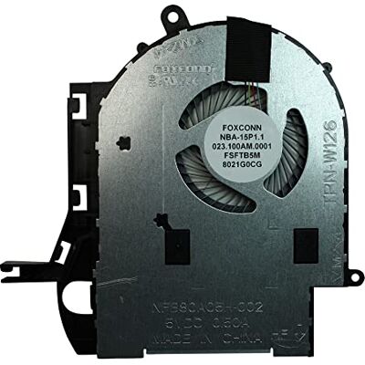 Power4Laptops Ventilador para Ordenadores portátiles Compatible con HP Pavilion 15-br014na Power4Laptops Ventilador para Ordenadores portátiles Compatible con HP Pavilion 15-br014na