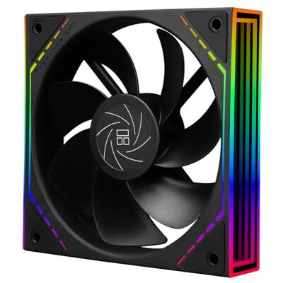 Thermalright Ventilador de CPU TL-M12R de 12 cm, ARGB, conector PWM de 4 pines, ventilador silencioso para ordenador con posición S-FDB, ventilador invertido Thermalright Ventilador de CPU TL-M12R de 12 cm, ARGB, conector PWM de 4 pines, ventilador silencioso para ordenador con posición S-FDB, ventilador invertido