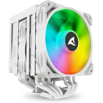 Sharkoon A60 Rgb Processore Raffreddatore D'aria 12 Cm Bianco 1 Pz ( A60 Rgb Processor Luftk?ler 1) Sharkoon A60 Rgb Processore Raffreddatore D'aria 12 Cm Bianco 1 Pz ( A60 Rgb Processor Luftk?ler 1)