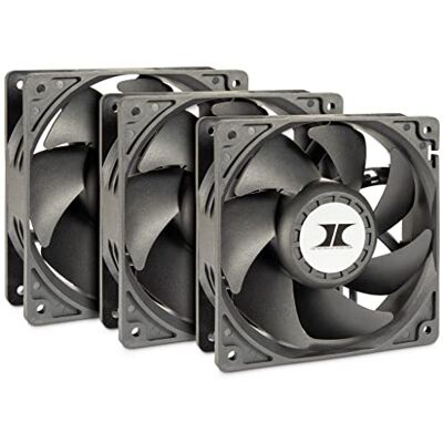 Inter-Tech Juego de ventiladores IPC (120 x 120 x 38 mm, 3 ventiladores de 120 mm) Inter-Tech Juego de ventiladores IPC (120 x 120 x 38 mm, 3 ventiladores de 120 mm)