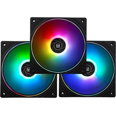 Thermalright TL-S12-S Ventilador de CPU de 120 mm Case Fan ARGB, conector PWM de 4 pines, ventilador de ordenador silencioso con rodamiento S-FDB, hasta 1500 rpm (Pack de 3) Thermalright TL-S12-S Ventilador de CPU de 120 mm Case Fan ARGB, conector PWM de 4 pines, ventilador de ordenador silencioso con rodamiento S-FDB, hasta 1500 rpm (Pack de 3)