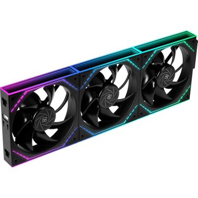 Thermalright TL-M12Q X3 Ventiladores PC 120mm ARGB PWM Negro, Pack 3 Thermalright TL-M12Q X3 Ventiladores PC 120mm ARGB PWM Negro, Pack 3