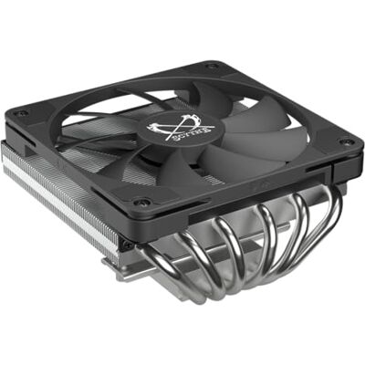 SCYTHE Big Shuriken 4 Enfriador de CPU de perfil bajo, 4.7 x 4.8 x 2.6 pulgadas, 12 V, 200 W, 31.78 dB, compatible con escritorio, laptop, servidor, otros dispositivos electrónicos SCYTHE Big Shuriken 4 Enfriador de CPU de perfil bajo, 4.7 x 4.8 x 2.6 pulgadas, 12 V, 200 W, 31.78 dB, compatible con escritorio, laptop, servidor, otros dispositivos electrónicos