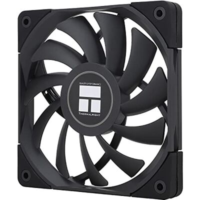 Thermalright C12015B cpu ventilador caja de computadora silencioso 4pin PWM PC fan, 15mm Slimline cooler fan, 120mm cpu cooling fan (Negro) Thermalright C12015B cpu ventilador caja de computadora silencioso 4pin PWM PC fan, 15mm Slimline cooler fan, 120mm cpu cooling fan (Negro)