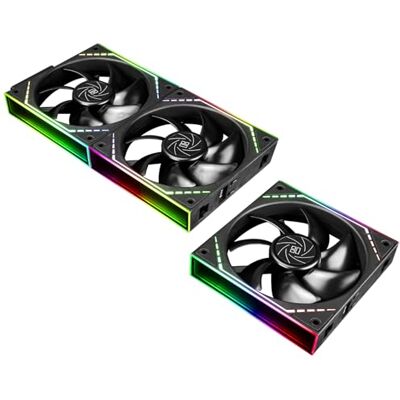 Thermalright TR- 120 mm CPU PWM Ventilador Inalámbrico Empalme de Ventilador, 2000 RPM Silent Cooling, Negro CPU, 3 unidades, Infinite Mirror Light Effect ARGB, se puede acoplar con chasis Thermalright TR- 120 mm CPU PWM Ventilador Inalámbrico Empalme de Ventilador, 2000 RPM Silent Cooling, Negro CPU, 3 unidades, Infinite Mirror Light Effect ARGB, se puede acoplar con chasis