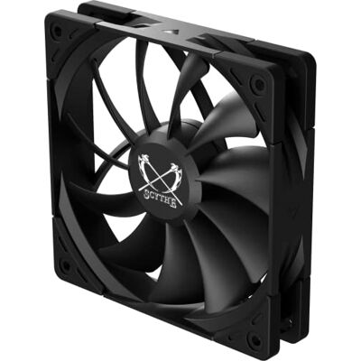 SCYTHE Kaze Flex II 120 PWN, 120 mm x 25 mm, flujo de aire optimizado, funcionamiento silencioso, rodamiento dinámico fluido, conector de 4 pines, paquete individual (edición Peformance 2000 RPM) SCYTHE Kaze Flex II 120 PWN, 120 mm x 25 mm, flujo de aire optimizado, funcionamiento silencioso, rodamiento dinámico fluido, conector de 4 pines, paquete individual (edición Peformance 2000 RPM)