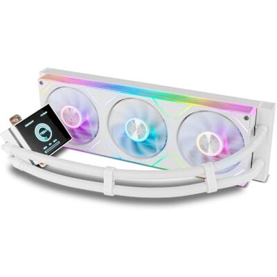 Xtreme Hummer M-360 LCD Kit refrigeración líquida con pantalla LCD, tres ventiladores de 120 mm con PWM, iluminación ARGB, alto rendimiento térmico, compatible con Intel y AMD, Blanco Xtreme Hummer M-360 LCD Kit refrigeración líquida con pantalla LCD, tres ventiladores de 120 mm con PWM, iluminación ARGB, alto rendimiento térmico, compatible con Intel y AMD, Blanco