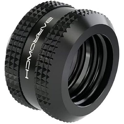 Barrow Tubo rígido de 16 mm, G1/4-Zoll-Anschluss Negro Barrow Tubo rígido de 16 mm, G1/4-Zoll-Anschluss Negro
