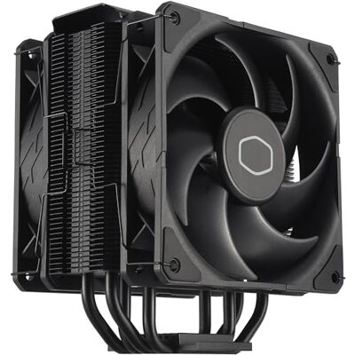 Cooler Master Hyper 212 Black X Duo Disipador de CPU 2 Ventiladores SickleFlow Edge 120, Acabado de Aluminio, 4 Tubos de Calor de Contacto Directo Continuo, Admite LGA 1200/1700 y AM4/AM5 Negro Cooler Master Hyper 212 Black X Duo Disipador de CPU 2 Ventiladores SickleFlow Edge 120, Acabado de Aluminio, 4 Tubos de Calor de Contacto Directo Continuo, Admite LGA 1200/1700 y AM4/AM5 Negro
