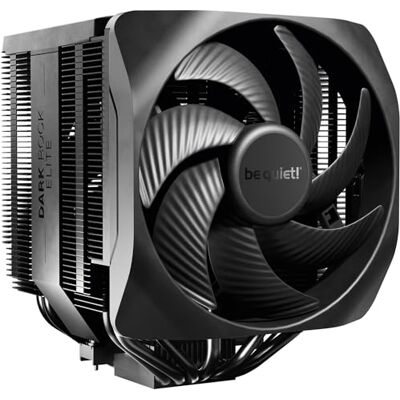 be quiet! Dark Rock Elite Dissipatore CPU con aire, 7 Heatpipes, 280W TDP 2x Ventiladores Silent Wings 135 mm PWM, un Conmutador de Velocidad con 2 Modos, 7 Heatpipes de alto rendimiento be quiet! Dark Rock Elite Dissipatore CPU con aire, 7 Heatpipes, 280W TDP 2x Ventiladores Silent Wings 135 mm PWM, un Conmutador de Velocidad con 2 Modos, 7 Heatpipes de alto rendimiento