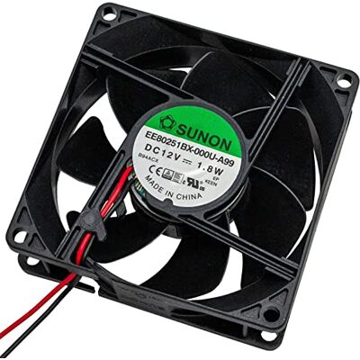 Sunon EE80251BX-A99 Ventilador 12V CC 1.8W 80x80x25mm 76.4m³/h 76.4m³/h 76.4m³/h Sunon EE80251BX-A99 Ventilador 12V CC 1.8W 80x80x25mm 76.4m³/h 76.4m³/h 76.4m³/h