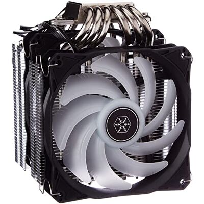 Silverstone Hydrogon D120 ARGB, Disipador Dual para CPU Torre con 6 Tubos isotérmicos y Ventiladores ARGB duales de 120mm, Intel LGA1700, AMD AM4, SST-HYD120-ARGB-V2 Silverstone Hydrogon D120 ARGB, Disipador Dual para CPU Torre con 6 Tubos isotérmicos y Ventiladores ARGB duales de 120mm, Intel LGA1700, AMD AM4, SST-HYD120-ARGB-V2
