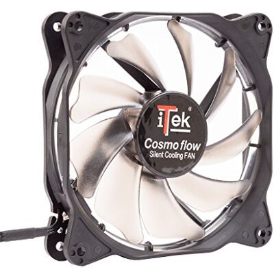 Itek Cosmo Flow Caja de Ordenador con Ventilador (Ventilador, Ventilador, 12 cm, 1200 RPM, 24,8 dB, 39,8 cfm) Itek Cosmo Flow Caja de Ordenador con Ventilador (Ventilador, Ventilador, 12 cm, 1200 RPM, 24,8 dB, 39,8 cfm)