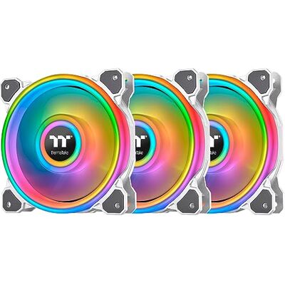 Thermaltake Riing Quad 12 RGB Radiator Fan TT Premium Edition 3 Pack White/Case Fan Thermaltake Riing Quad 12 RGB Radiator Fan TT Premium Edition 3 Pack White/Case Fan