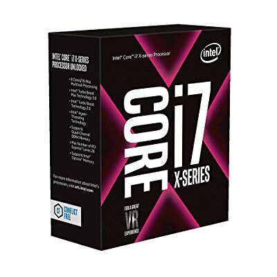 Intel Core ® TM i7-7820X X-Series Processor (11M Cache, up to 4.30 GHz) 3,6 GHz 11 MB L3 Caja de procesador Procesador (up to 4.30 GHz), Core X-Series, 3,6 GHz, LGA 2066, PC, 14 NM, i7-7820X Intel Core ® TM i7-7820X X-Series Processor (11M Cache, up to 4.30 GHz) 3,6 GHz 11 MB L3 Caja de procesador Procesador (up to 4.30 GHz), Core X-Series, 3,6 GHz, LGA 2066, PC, 14 NM, i7-7820X