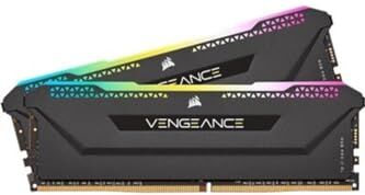 Corsair Vengeance RGB Pro SL 16GB (2x8GB) DDR4 3600 (PC4-28800) C18 1.35V Módulos de Memoria de Alto Rendimiento Negro