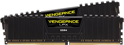 Corsair Vengeance Kit de memoria, LPX 32GB (2x16GB) DRAM DDR4 3600Mhz C18 Negro