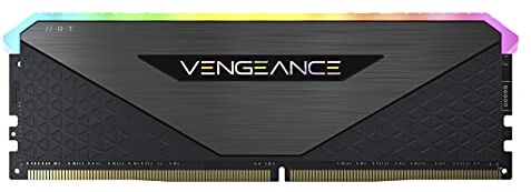 Corsair Vengeance RGB RT 16GB (2x8GB) DDR4 3600MHz C18 Memoria de Sobremesa (Iluminación Dinámica RGB, Optimizado para AMD 300/400/500 Series, Compatible con Intel 300/400/500 Series) Negro