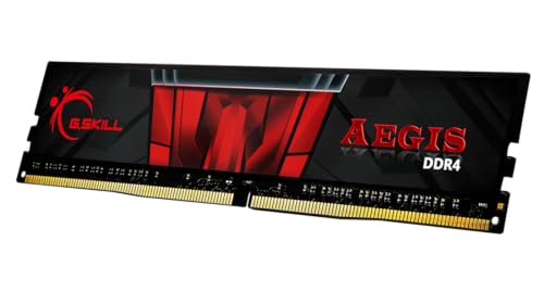 G.Skill Aegis Módulo de Memoria, 16 GB, 2 x 8 GB, DDR4, 3000 MHz, 288-pin DIMM, Negro