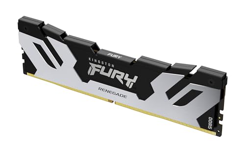 Kingston Fury Renegade DDR5 Silver/Black XMP 16GB 6400MT/s CL32 DIMM Desktop Gaming Memory KF564C32RS-16