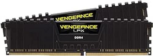 Corsair CMK32GX4M2E3200C16 Vengeance LPX Módulo de Memoria, DDR4 3200 MHz, Color negro, 2 x 16 GB