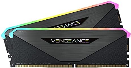 Corsair Vengeance RGB RT 16GB (2x8GB) DDR4 4000MHz C18 Memoria de Sobremesa (Iluminación Dinámica RGB, Optimizado para AMD 300/400/500 Series, Compatible con Intel 300/400/500 Series) Negro