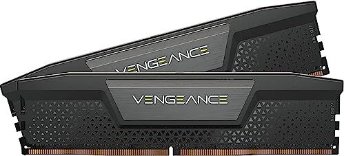 Corsair Vengeance CMK32GX5M2E6000C36 Memoria RAM DDR5 de 32 GB (2 x 16 GB) 6000 MHz CL36 Intel XMP iCUE, Color Negro