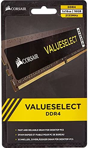 Corsair ValueSelect Memoria RAM (DDR4, PC/Server, 288-pin DIMM, 1 x 16 GB)