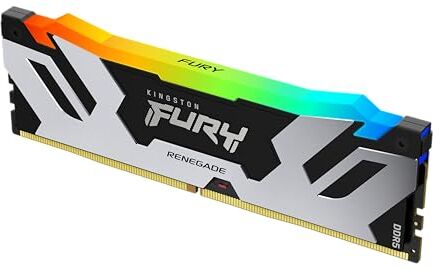 Kingston Fury Renegade Negro RGB 16GB 6000MT/s DDR5 CL32 DIMM Memoria gamer para Ordenadores de sobremesa KF560C32RSA-16