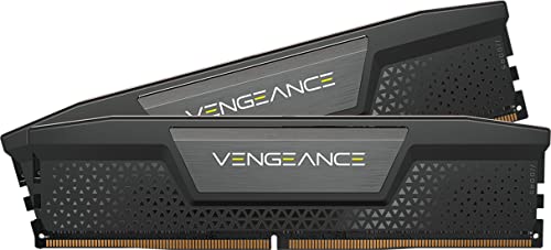 Corsair Vengeance DDR5 RAM 32GB (2x16GB) 5600MHz CL40 Intel XMP Kit de Memoria Compatible con iCUE Negro (CMK32GX5M2B5600C40)