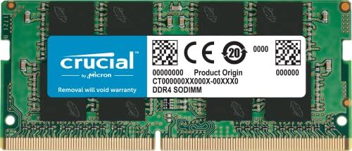 Crucial RAM 16GB DDR4 3200MHz CL22 (or 2933MHz or 2666MHz) Portable Memory CT16G4SFRA32A