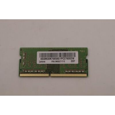 Lenovo 5M30Z71712 memoria 8 GB 1 x 8 GB DDR4 260-pin SO-DIMM (MEMORY SODIMM,8GB, DDR4,3200,Samsung Warranty: 3M) Lenovo 5M30Z71712 memoria 8 GB 1 x 8 GB DDR4 260-pin SO-DIMM (MEMORY SODIMM,8GB, DDR4,3200,Samsung Warranty: 3M)