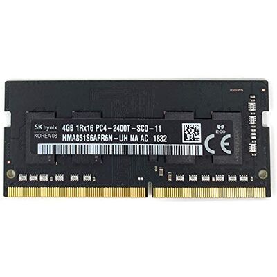 SK Hynix Hynix 4GB PC419200 DDR42400MHz nonECC CL17 sin búfer 260Pin SoDimm memoria módulo Mfr P/N HMA851S6AFR6NUH SK Hynix Hynix 4GB PC419200 DDR42400MHz nonECC CL17 sin búfer 260Pin SoDimm memoria módulo Mfr P/N HMA851S6AFR6NUH