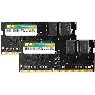 Silicon Power Kit de Memoria SODIMM para portátil (16 GB, 2 x 8 GB) DDR4-RAM-2400 MHz (PC4 19200), 260 Pines, 1,2 V, CL17, no ECC, sin búfer, SODIMM Silicon Power Kit de Memoria SODIMM para portátil (16 GB, 2 x 8 GB) DDR4-RAM-2400 MHz (PC4 19200), 260 Pines, 1,2 V, CL17, no ECC, sin búfer, SODIMM