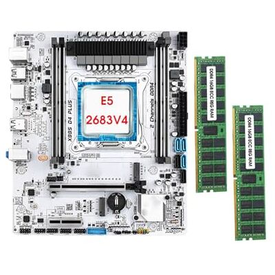 Generic Placa Madre Juego de Placa Base Fit For X99 D4 Combo con Kit xeon E5 2683 V4 CPU y32GB 2133MHz (2 * 16GB) Memoria DDR4 NVME NGFF USB 3,0 Placa mae x99 Generic Placa Madre Juego de Placa Base Fit For X99 D4 Combo con Kit xeon E5 2683 V4 CPU y32GB 2133MHz (2 * 16GB) Memoria DDR4 NVME NGFF USB 3,0 Placa mae x99