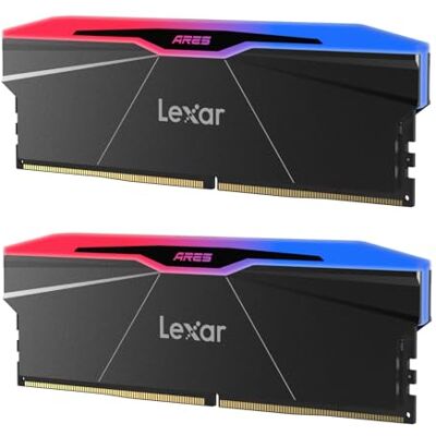 Lexar RGB DDR5 RAM 32GB Kit (2x16GB) 8000MHz CL30 Lexar RGB DDR5 RAM 32GB Kit (2x16GB) 8000MHz CL30