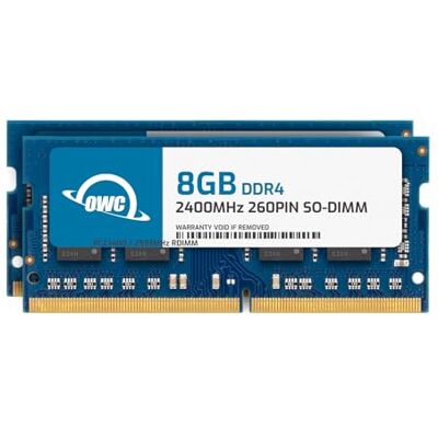 OWC Actualización de Memoria de 16GB (2 x 8GB) 2400MHZ DDR4 SO-DIMM PC4-19200 para iMac 2017 de 27 Pulgadas con Pantalla Retina 5K OWC Actualización de Memoria de 16GB (2 x 8GB) 2400MHZ DDR4 SO-DIMM PC4-19200 para iMac 2017 de 27 Pulgadas con Pantalla Retina 5K