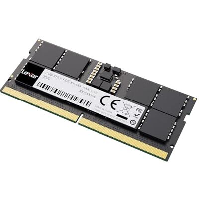 Lexar SODIMM 24GB DDR5 RAM 5600 MHz, 262 Pines DDR5 SODIMM, 24GB Lexar SODIMM 24GB DDR5 RAM 5600 MHz, 262 Pines DDR5 SODIMM, 24GB