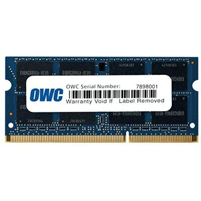 OWC Módulo de actualización de memoria SO-DIMM de 8 GB DDR3 PC3-8500 1066 MHz SO-DIMM de 204 pines PC3-8500 para Mac mini 2010, MacBook Pro de 13 pulgadas 2010 que utilizan OS X 10.7.5 o posteriores. OWC Módulo de actualización de memoria SO-DIMM de 8 GB DDR3 PC3-8500 1066 MHz SO-DIMM de 204 pines PC3-8500 para Mac mini 2010, MacBook Pro de 13 pulgadas 2010 que utilizan OS X 10.7.5 o posteriores.