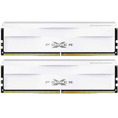 Silicon Power SP DDR5 64GB (2x32GB) Zenith 6000MHz (PC5-48000) 288-pin CL30 1.35V UDIMM Desktop Memory Module RAM SP064GXLWU60AFDG White Silicon Power SP DDR5 64GB (2x32GB) Zenith 6000MHz (PC5-48000) 288-pin CL30 1.35V UDIMM Desktop Memory Module RAM SP064GXLWU60AFDG White