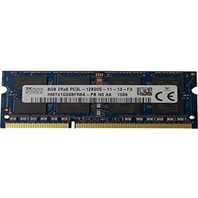 SK Hynix Hynix HMT41GS6BFR8A-PB 8 GB módulo de Memoria (8 GB, 1 x 8 GB, DDR3L, 1600MHz, SO-DIMM de 204 Pines) SK Hynix Hynix HMT41GS6BFR8A-PB 8 GB módulo de Memoria (8 GB, 1 x 8 GB, DDR3L, 1600MHz, SO-DIMM de 204 Pines)