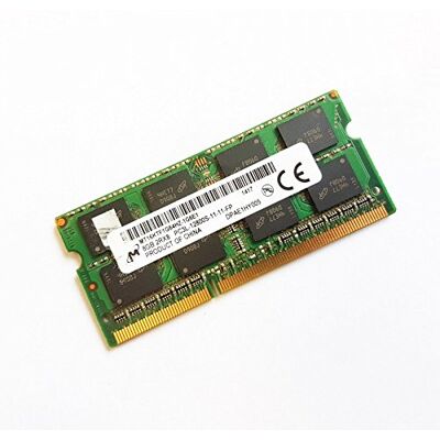 Micron 8 GB RAM PC portátil SODIMM MT16KTF1G64HZ-1G6E1 PC3L-12800S 1600MHz DDR3 Micron 8 GB RAM PC portátil SODIMM MT16KTF1G64HZ-1G6E1 PC3L-12800S 1600MHz DDR3