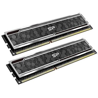Silicon Power Value Gaming DDR4 RAM 16GB (8GBx2) 3200MHz (PC4 25600) J5 CL16 1.35V Desktop Memory Module with Camouflage Gray Heatsink SP016GXLZU320BDAJ5 Silicon Power Value Gaming DDR4 RAM 16GB (8GBx2) 3200MHz (PC4 25600) J5 CL16 1.35V Desktop Memory Module with Camouflage Gray Heatsink SP016GXLZU320BDAJ5