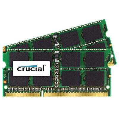 Micron Crucial CT2K8G3S1339M Kit de Memoria para Mac de 16 GB (8 GB x 2, DDR3/DDR3L, 1333 MT/s, PC3-10600, SODIMM, 240-Pin) Micron Crucial CT2K8G3S1339M Kit de Memoria para Mac de 16 GB (8 GB x 2, DDR3/DDR3L, 1333 MT/s, PC3-10600, SODIMM, 240-Pin)