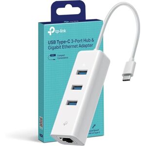TP-Link UE330C Hub USB-C con Adaptador Gigabit LAN, 3 Puertos USB-A 3.0, Adaptador de Red USB-C a Ethernet, Compatible con Ordenadores portátiles, MacBook, Chromebook, Ordenadores portátiles Linux, TP-Link UE330C Hub USB-C con Adaptador Gigabit LAN, 3 Puertos USB-A 3.0, Adaptador de Red USB-C a Ethernet, Compatible con Ordenadores portátiles, MacBook, Chromebook, Ordenadores portátiles Linux,